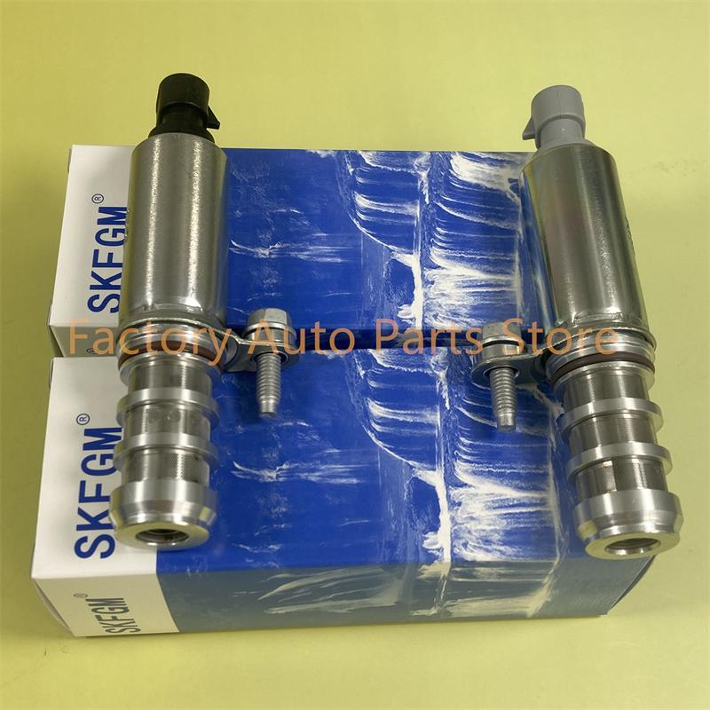 1Pair NO: 12655421&12655420 Intake and Exhaust Camshaft Oil Control Actuator Solenoid Valve For Buick Chevrolet GMC Opel VVT