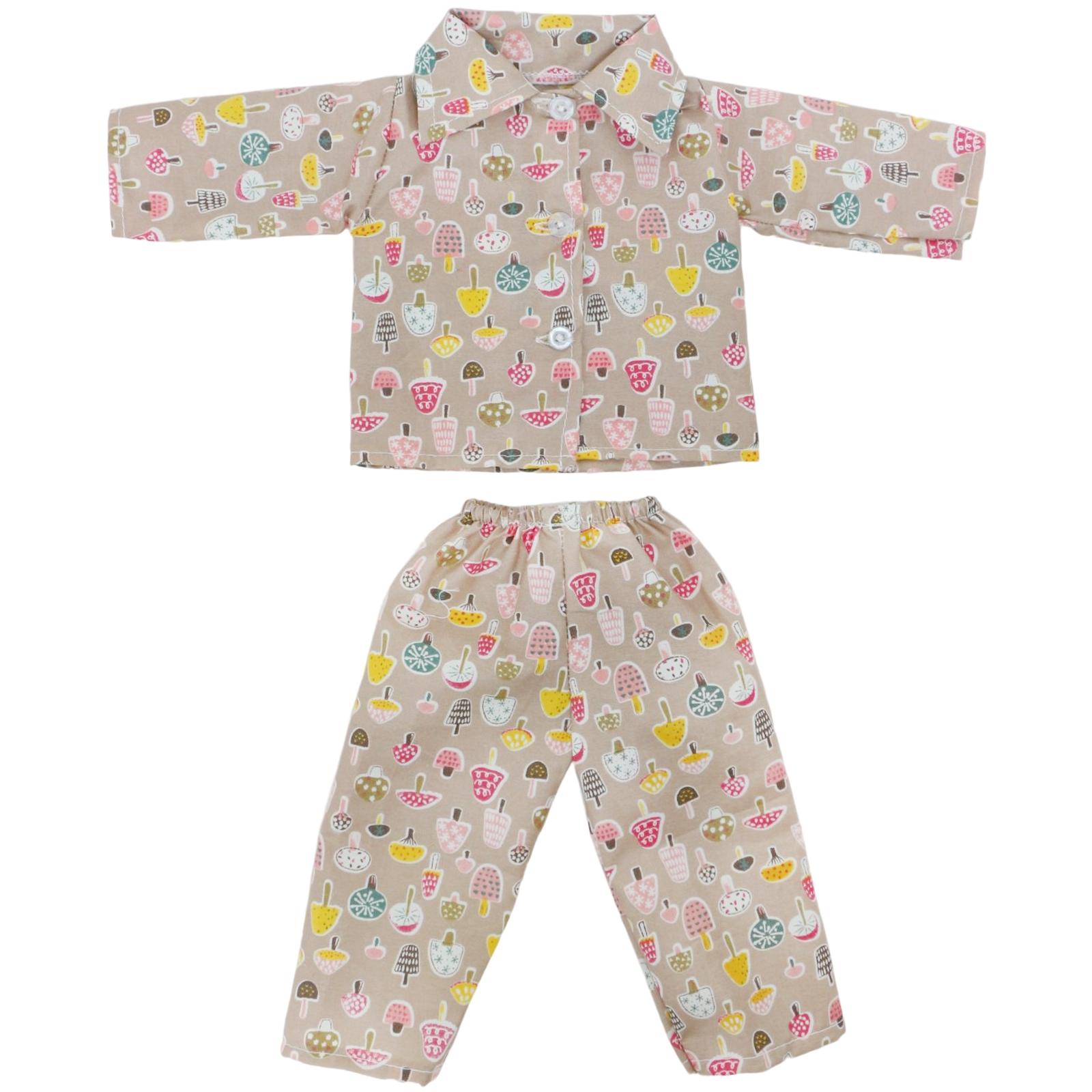 

18-дюймовые кукольные пижамы, стильные цветочные горошки в клетку, модные наряды, повседневная одежда для американских кукол, игрушки для девочек 45 см/43 см, аксессуары для кукольного домика