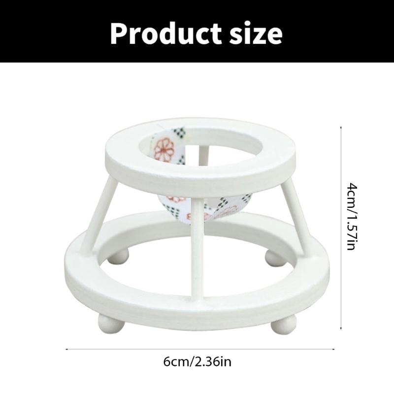 Vintage Miniature Walking Chair 1:12 Doll House Furniture Baby Walker with Life Like Details for Doll House Enthusiasts