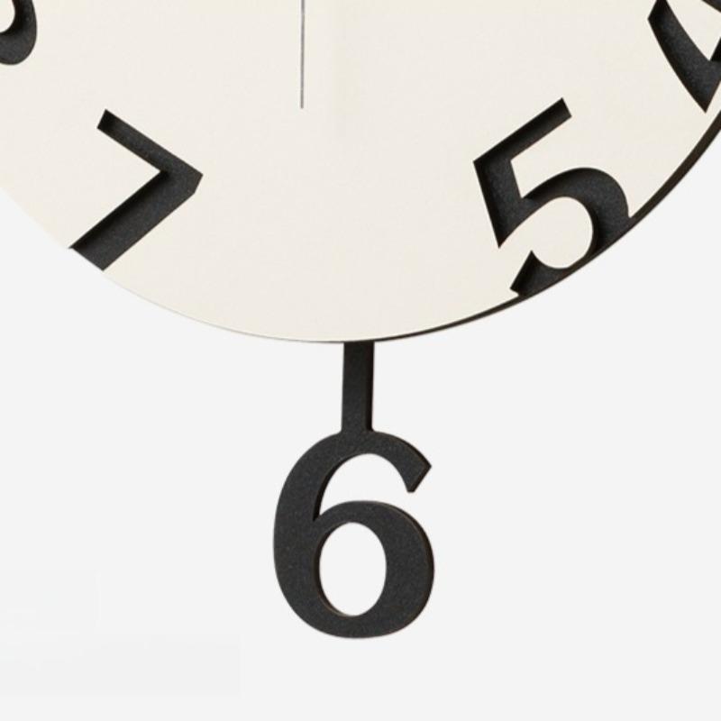 Decorative Wall Clock Modern Wall Watch Luxury Aesthetic Pendulum Clocks Minimalist Silent Elegant Living Room Watches Decor
