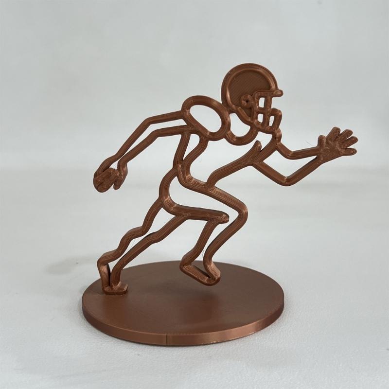 Footballer Figurines Sports Collectable Figurines Rugbys Player Sculptures Table Top Decorations Football Figures Gifts