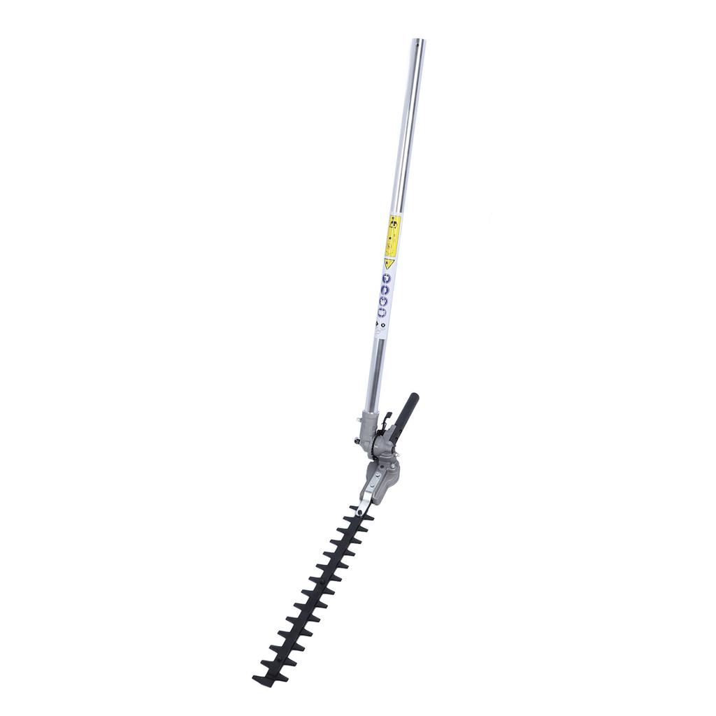 Hedge Trimmer Head High Efficiency Multifunctional   Hedge Trimmer Attachment with Extension Pole for Mowing Grass