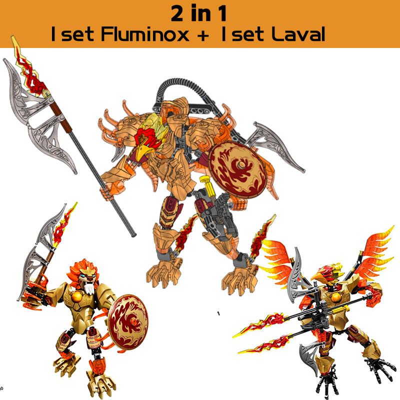 NEU 2in1 CHIMA Bausteine Chi Krokodil Phönix Stamm MOC Set Krieger Anime Actionfiguren Soldat Roboter Spielzeug Für Jungen Geschenk