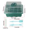 4Pcs Mini Greenhouse 12-Compartments Indoor Greenhouse Propagation Greenhouse Nursery Box Air Vent