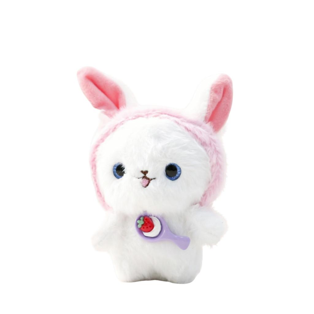 Plush Dog Toy Keychain For Girls Cute Animal Bag Charm With Polyester Filling
