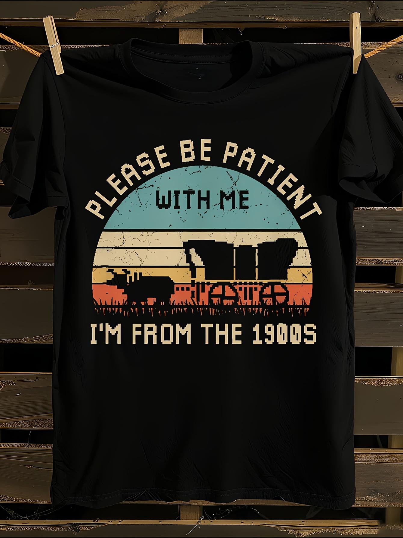 Vintage Tshirt Vintage 1900s Retro Graphic Tshirt S