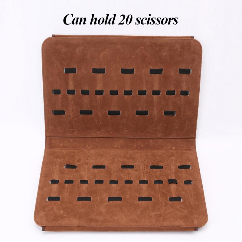 Fenice Barber Pet Scissors Storage Case Salon Pack of 20 Flocking Fabric Pouch Haircut Shears Holdster Bag Portable Storage Box