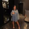New Women's Clothing Simple Fashion Versatile Style Lapel Loose Denim Dress