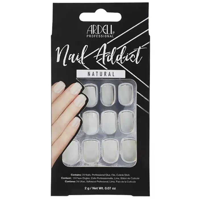 

Ardell Nail Addict Натуральные квадратные накладные ногти