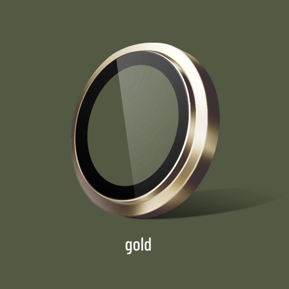 Apple 16 Pro HD Lens Film with Metal Ring for iPhone 15/14 - Eagle Eye Tempered Glass