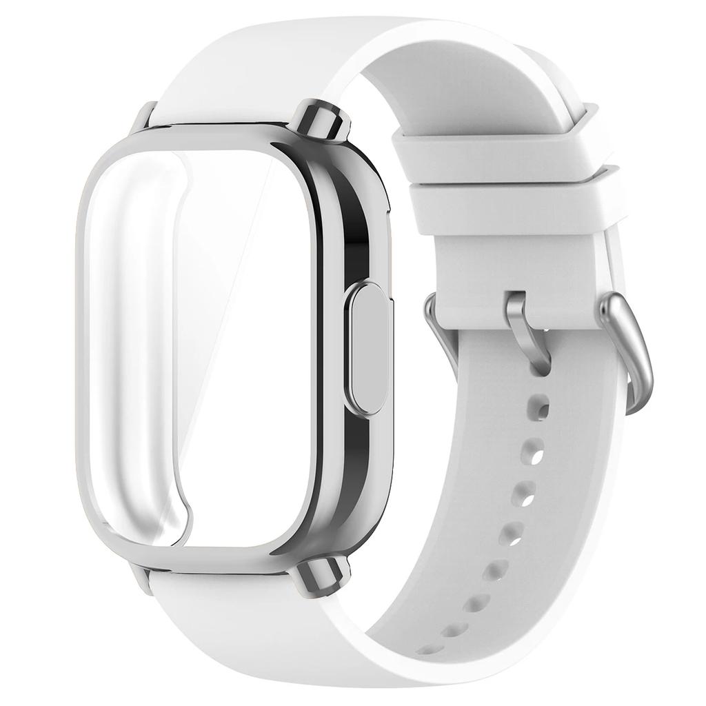 22mm Silicone Strap With Case For Xiaomi Redmi Watch 5 Active Lite Smart Watch Wrist Band And Case For Redmi Watch 5 Lite Active