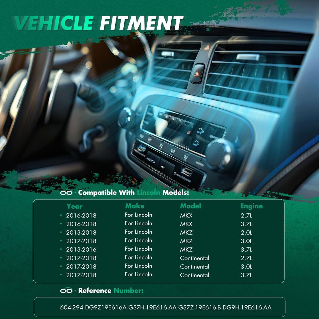 SCITOO 604-294 HVAC Heater Blend Door Actuator Replacement for Ford for Edge 2015-2018, for Fusion 2013-2018, for Lincoln for Continental 2017-2018,