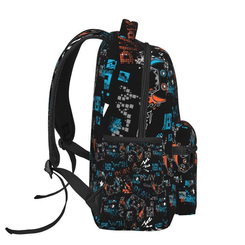 Zaino con Controller per Videogiochi per Ragazzi Ragazze Studenti Scolastici Zaino da Viaggio Escursionismo Campeggio Zaino giornaliero Unisex Casual Zaino per Laptop