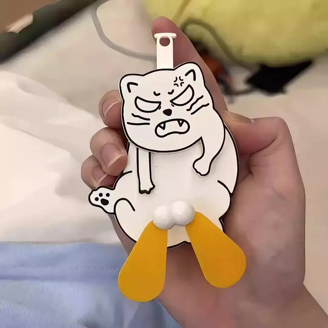 

Newcomer Exclusive: Cartoon Cat Hand-Crank Fan - Enjoy 0.01 Free Shipping for a Cool and Funny Summer!