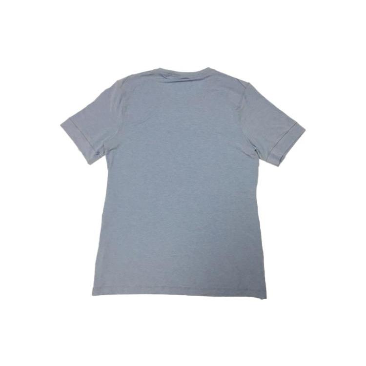 Nike T Shirts Men's Dark Blue Crew Neck Moderate Straight Fit AJ8797-460