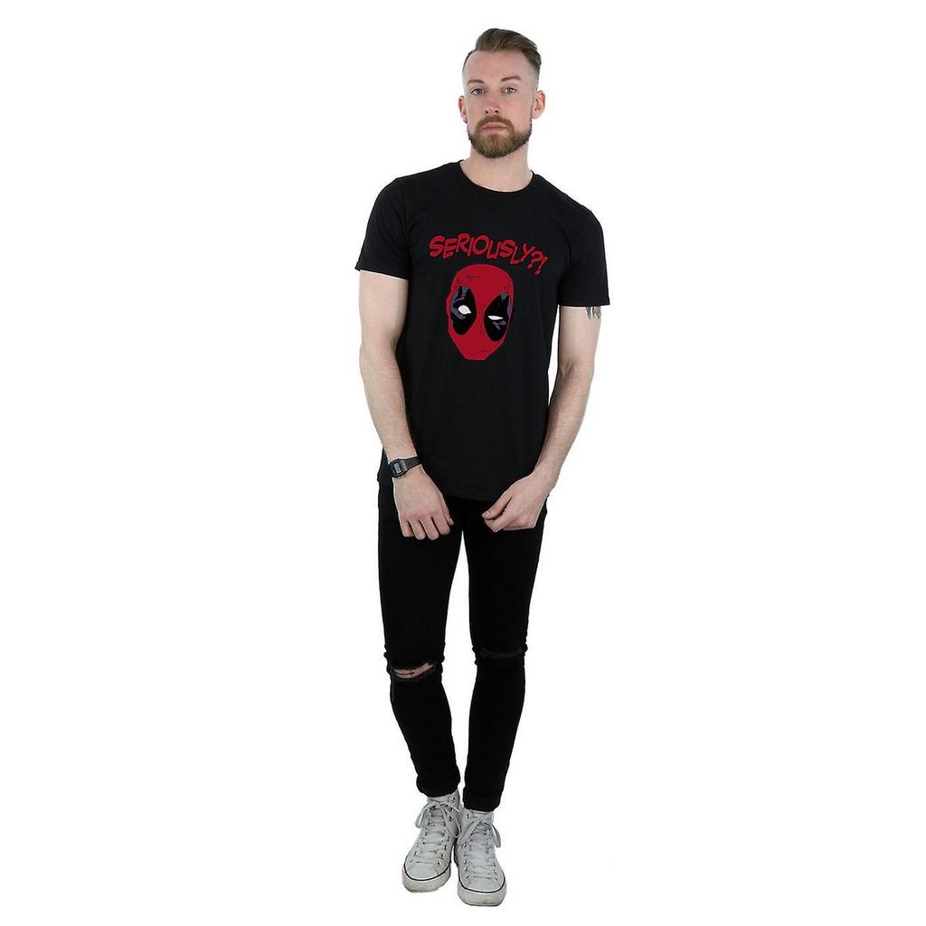 Deadpool Mens Seriously Cotton T-Shirt