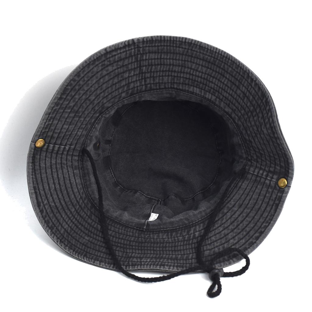 Outdoor Sun Hat Woman Bucket Hat Man Cotton Embroidered Vintage Beach Waterproof Fisherman Fishing Cap Summer Foldable Bob Man