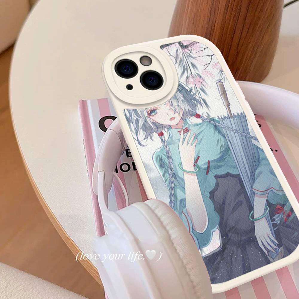 Anime Luo Tianyi Phone Case Hard Leather For IPhone 16 15 14 13 12 Mini 11 14 Pro Max Xs X Xr 7 8 Plus Fundas