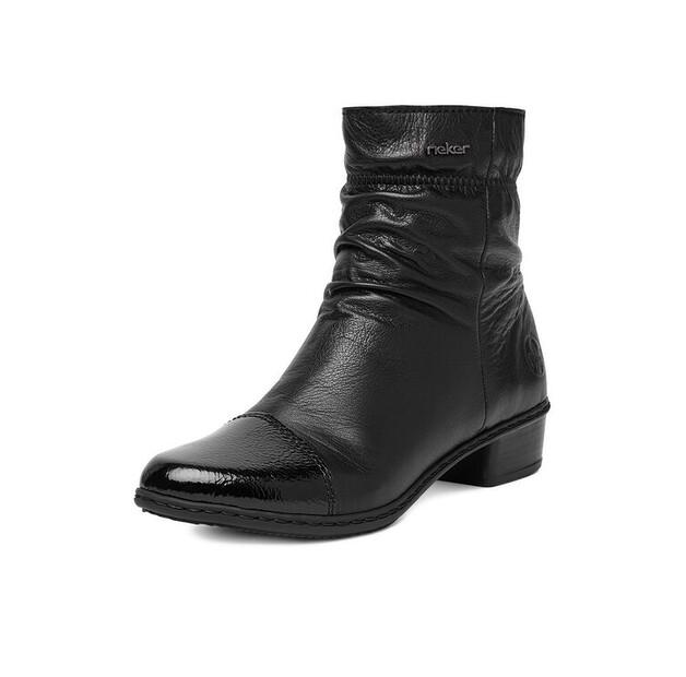 Rieker Y0773-00 Black Ankle Boots