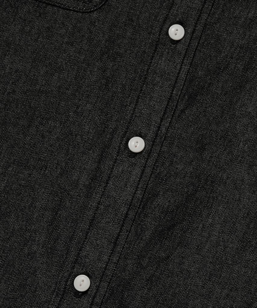 COVERNAT Work Denim Half Shirt Black
