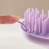 Soft Silicone Shampoo Brush Dandruff Removal Head Scalp Massager  Travel Use