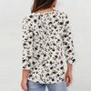3/4 Sleeve Shirts For Women Cute Print Graphic Tees Blouses Casual Plus Size Basic Tops Pullover
