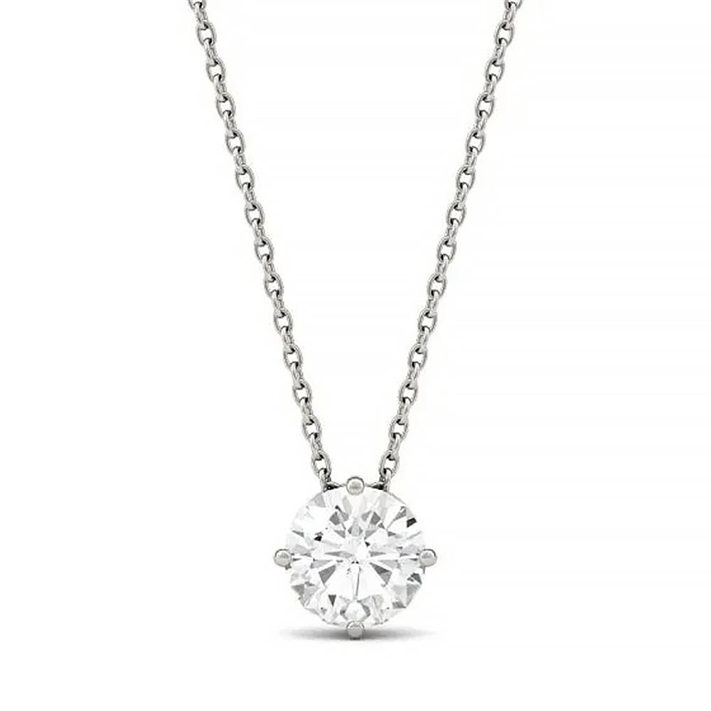 Genuine 1 Carat 925 Silver Moissanite Necklace, Free Gra Certificate Xiaohongshu Explosion