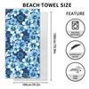 New, Double-sided Velvet Beach Towel Quick-drying Sports Towel Printed Bath Towel
