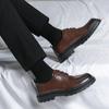 Oxfords Scarpe da Uomo Eleganti da Lavoro Pelle Stringate Uomo Scarpe Casual Nere Marca di Lusso Ufficio Lavoro Formale Lusso Scarpe da Uomo