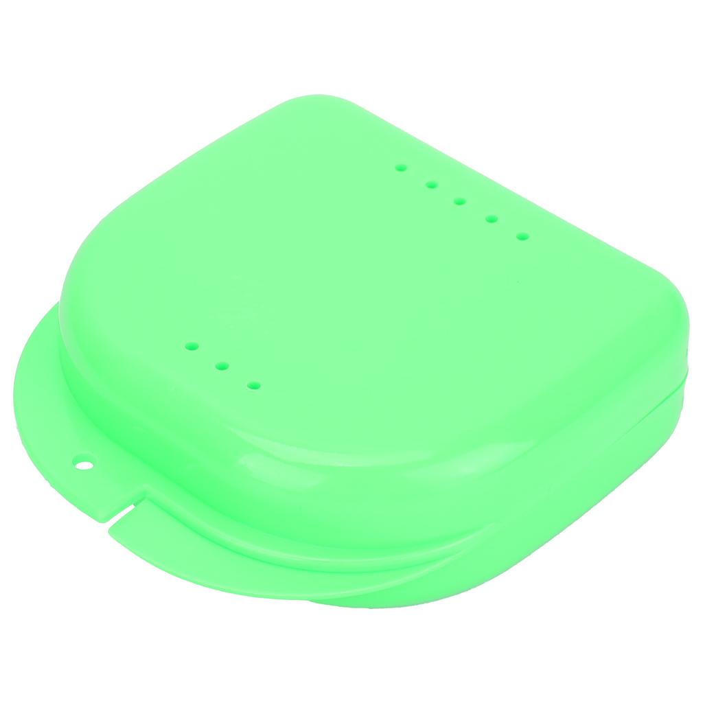 Plastic Dental Retainer Box Orthodontic Dental Retainer Portable Storage Box with Vent Holes