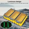 3Pcs Fishing Glow-in-the-dark Toolbox Splicing Fishing Lure Box Fishing Storage Box Fish Hook Hard Bait Container