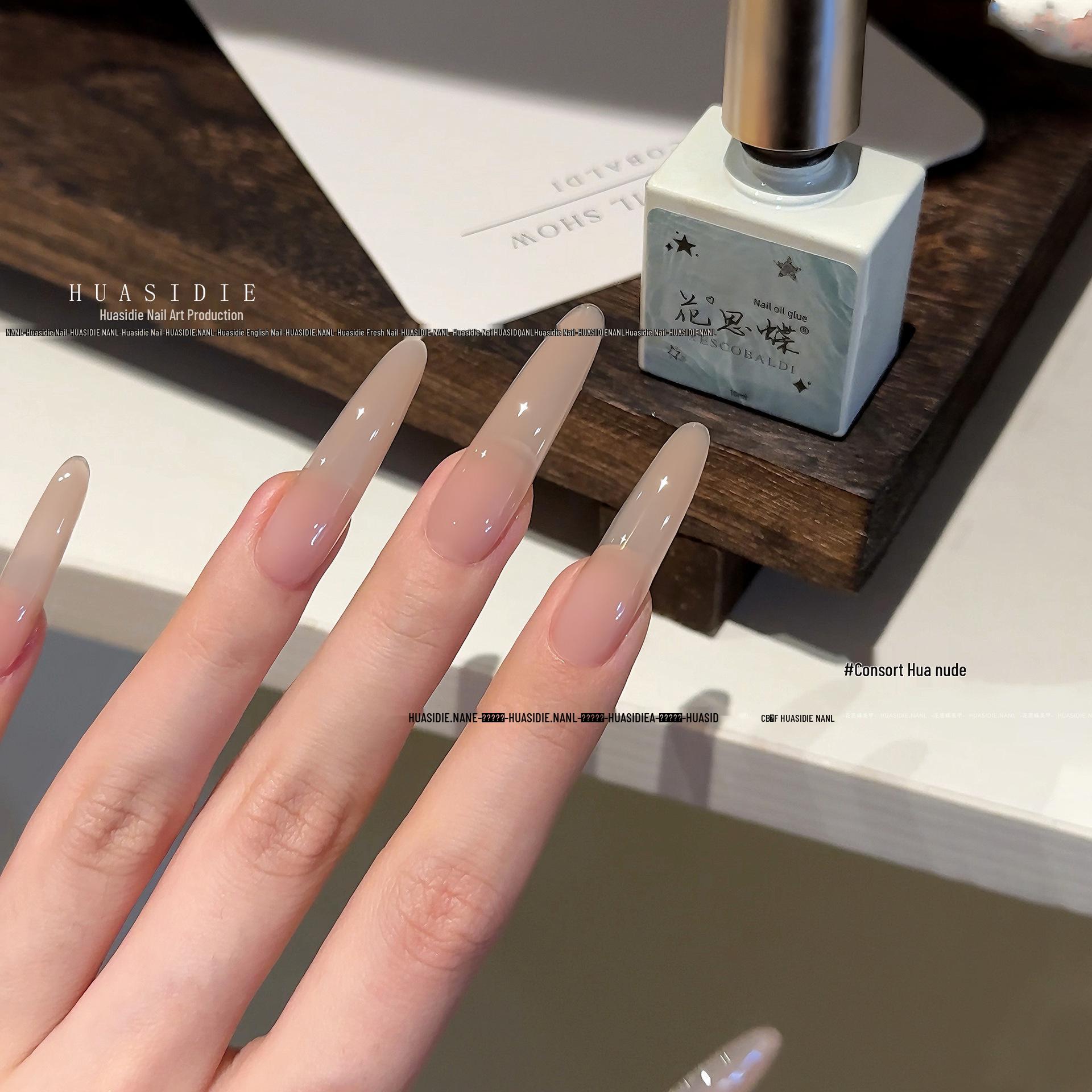 Hanasdie Nude Ice Прозрачный Гель-лак для Ногтей 10мл - Серия Маникюра со Светотерапией