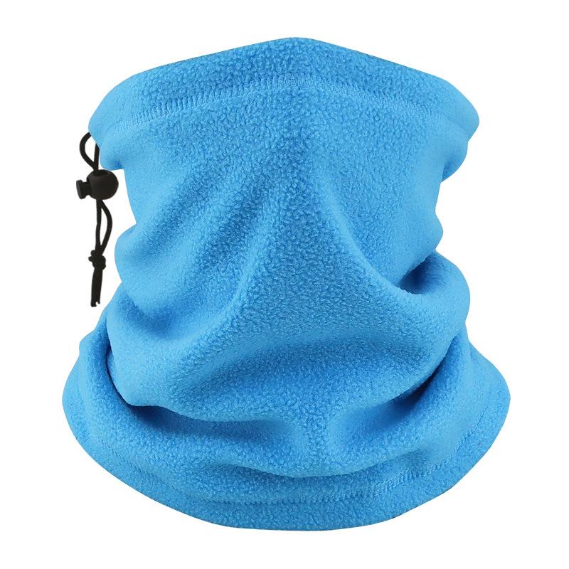 Winter Fleece Neck Warmer: Cold-Proof, Multifunctional Cycling Face Mask with Velvet Lining for Outdoor Sports