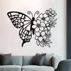 1pc Freehand Painting Flower Butterfly Wall Stickers Kids Room Decor Wall Decals Home Decoration Bedroom Girls Living Room