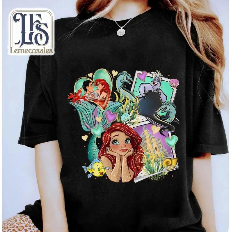 Ariel Shirt The Little Mermaid Cute Tshirt Birthday Girl S