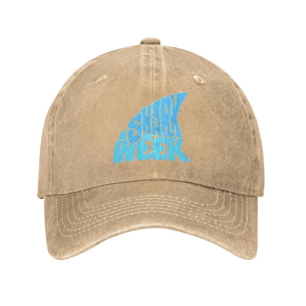 Shark week in the shape of a shark Sun Baseball Cap Fitted Retro Women Unisex Wholesale Custom DIY Kpop Rock Baseball Caps