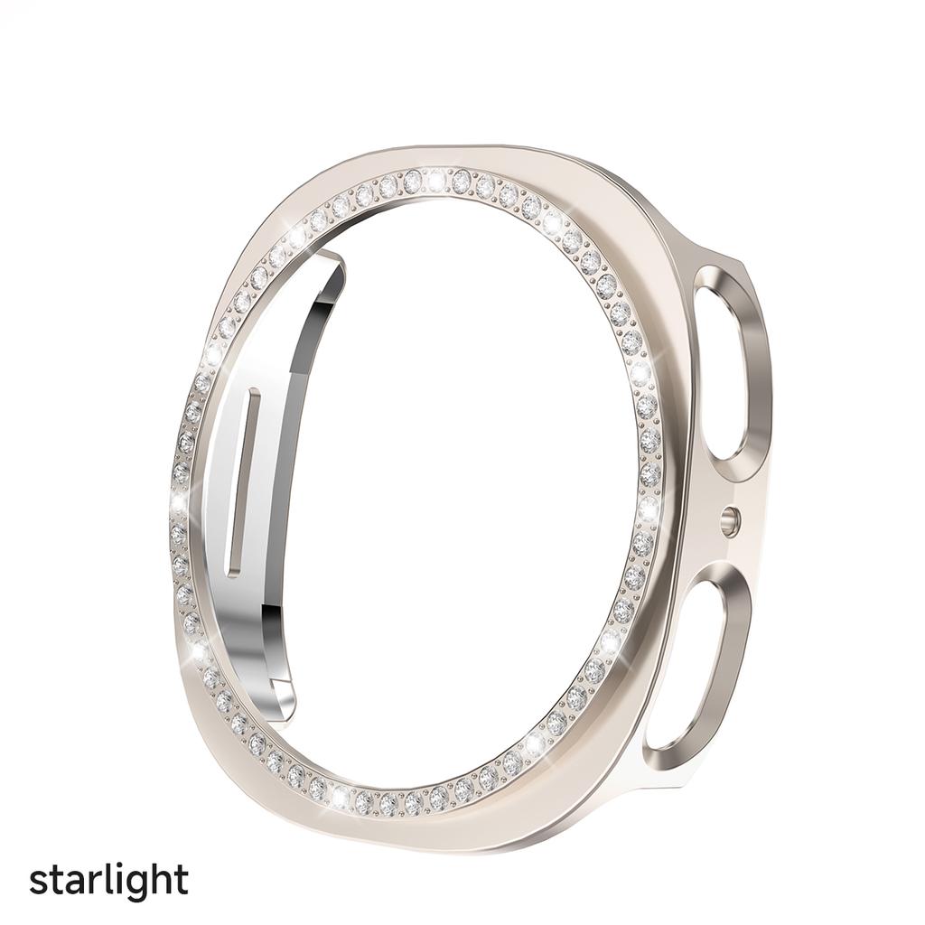 Bling Case for Samsung Galaxy Watch 8 Diamond Bumper With Hollow PC Protective Cover for Samsung Galaxy Watch 8 40mm 44mm