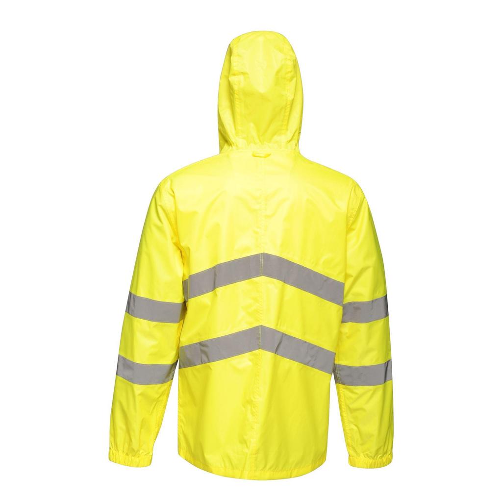 Regatta Unisex Hi Vis Pro Packaway Reflective Work Jacket