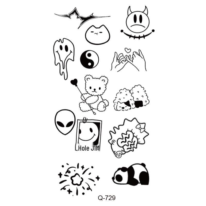 Waterproof Harajuku Korean Tattoo Decal Stickers