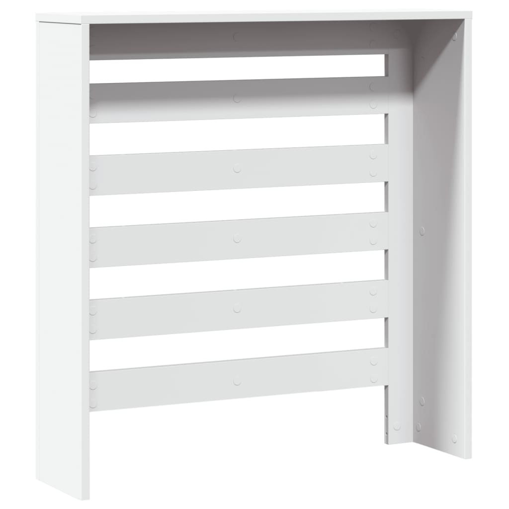 White Radiator Cover 78 x 20 x 82 cm Particleboard