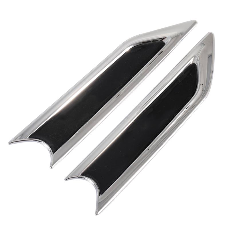 For Honda CRV CR-V 2017 2018     5th Hybrid ABS Car Leaf Board Decoration On Shark Gills Side Trim Strip Sticker