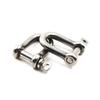 3/8" 304 Stainless Steel D Ring Shackle Lock for Heavy Duty Construction, Vehicl