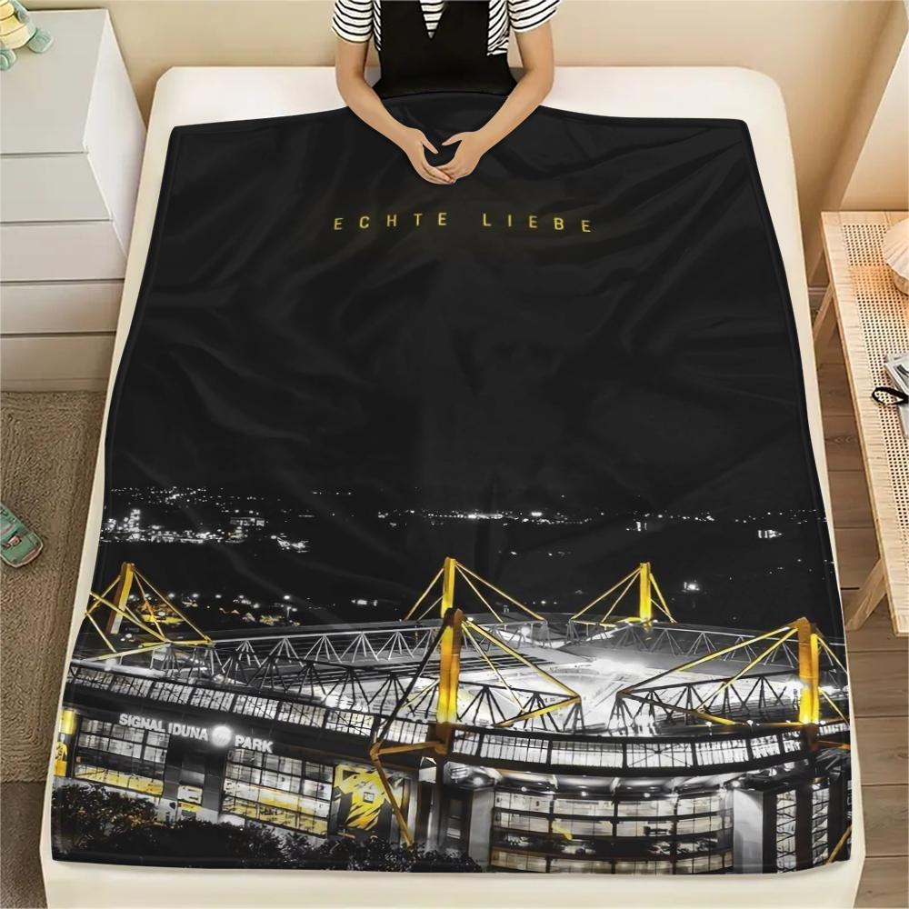 1pz Coperta in Flanella con Stampa di Dortmund, Alta qualità Confortevole per Tutte le Stagioni, Decorazione per la Casa, Calore e Comfort, Perfetta per Regali di Natale28
