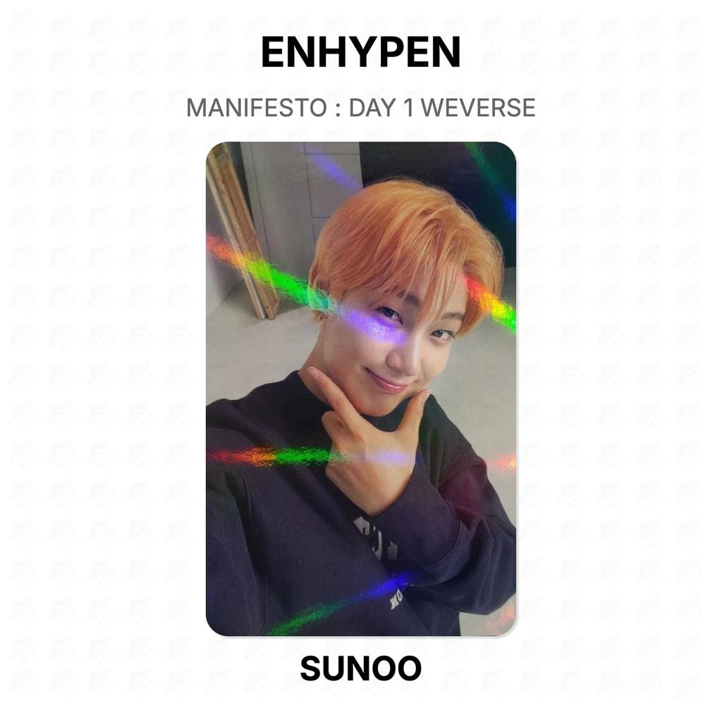 ENHYPEN MANIFESTO : DAY 1 WEVERSE Official Photocard