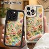 Phone Case: 2D Flat, Suitable for iPhone 18 17 16 15 14 13 12 Pro, Bunny Picnic, Perfect Christmas and Halloween Holiday Gift