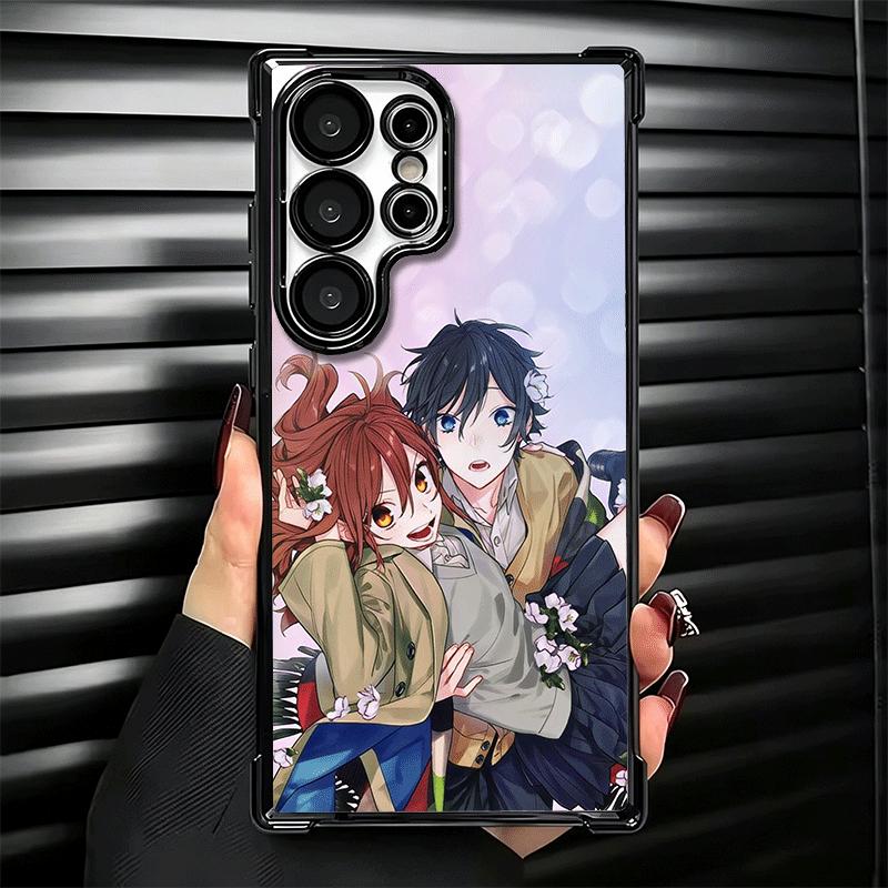 Anime Horimiya Soft Phone Case For Samsung Galaxy S26 Ultra S25 Edge S24 FE S23 Plus S22 S21 + S20 Plating Anti-Fall Fundas