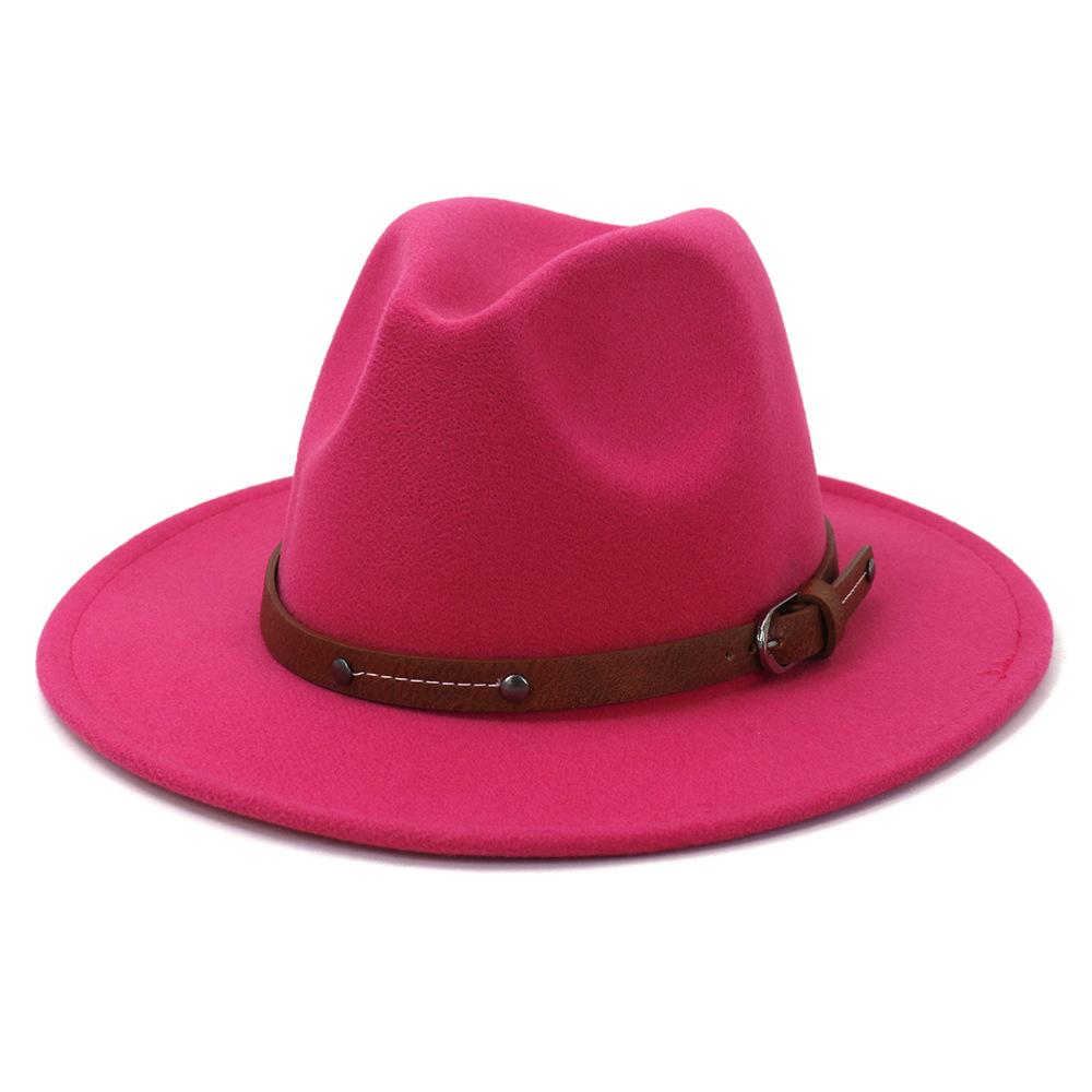 Fedoras Winter Hut Für Frauen 59-61 CM Männer Panama Gefilzt Jazz Hüte Neue Trilby Kirche Kappe sombreros de mujer