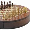 Brangdy Wooden Magnetic Chess Set with Storage