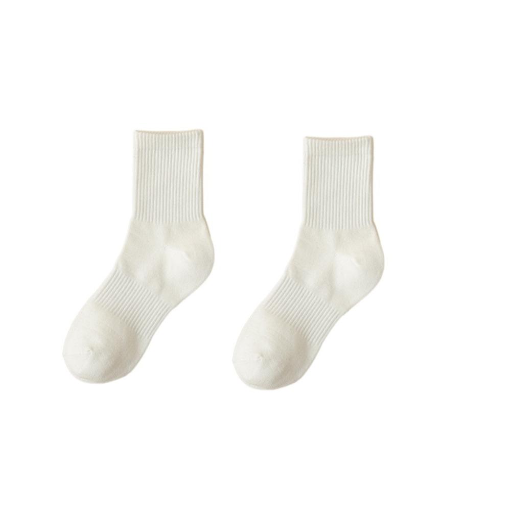 Компрессионные женские носки средней длины из чистого хлопка, спортивные дезодорирующие носки, новые длинные носки