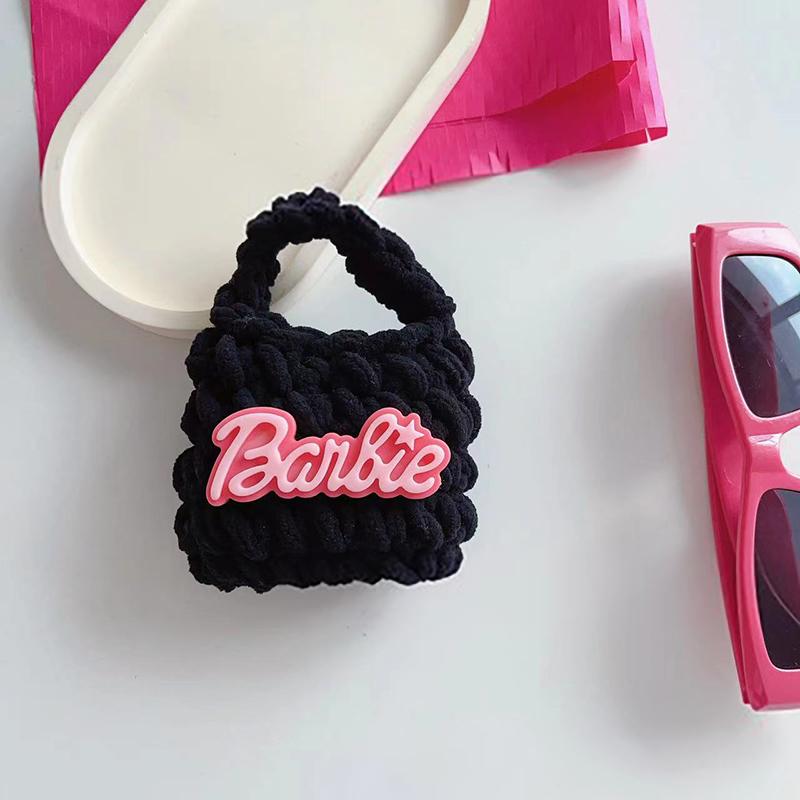 

Handmade Knitted Coin Purse Cute Earphone Storage Bag Earphones Anti-Drop Pouch For Girls Mini Headphones Case Cover